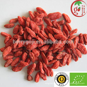 Bayas orgánicas del goji del certificado caliente de la venta